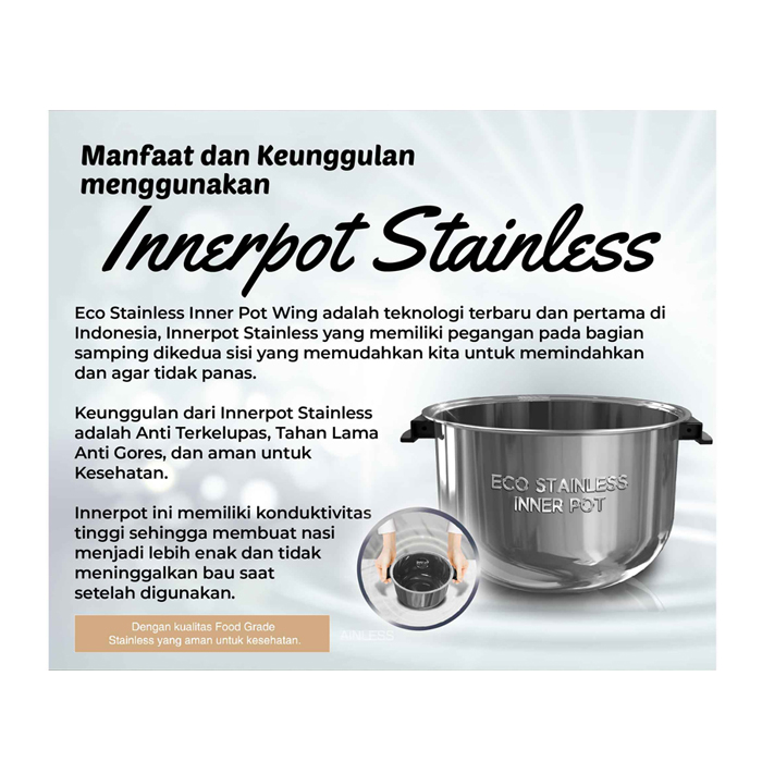 Yong Ma MagicCom Rice Cooker 2L - SMC 4053 | SMC4053 Hitam 